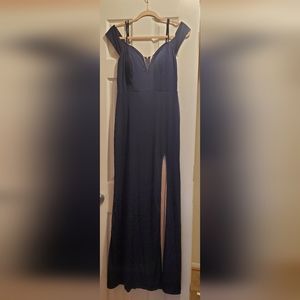 Navy formal dress size 13 Juniors